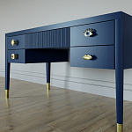 Письменный стол с 4-мя ящиками Elsa Dreams Blue варинант исполнения - 2 | Loft Concept в Нижнем Новгороде