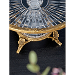 Чаша из прозрачного стекла с фигурками разноцветных попугаев на ободке 38 Eden Garden варинант исполнения - 4 | Loft Concept в Нижнем Новгороде