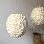 Светильник вязаный из шерсти Wool Oval варинант исполнения - 1 | Loft Concept в Нижнем Новгороде