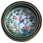 Комплект из 3-х подносов из металла в стиле Шинуазри Chinoiserie Flower варинант исполнения - 1 | Loft Concept в Нижнем Новгороде