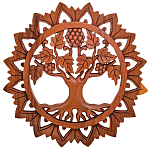 Панно из дерева круглое Osier Panel With Trees варинант исполнения - 1 | Loft Concept в Нижнем Новгороде