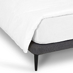 Кровать с большим мягким изголовьем Unity Dark Grey Bed варинант исполнения - 3 | Loft Concept в Нижнем Новгороде