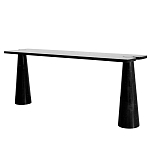 Консоль чёрная на 2-х конусообразных ножках Eros варинант исполнения - 4 | Loft Concept в Нижнем Новгороде