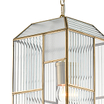 Подвесной светильник с рельефным стеклом Embossed Glass варинант исполнения - 1 | Loft Concept в Нижнем Новгороде