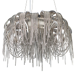 Люстра подвесная круглая с изогнутыми металлическими дугами и ниспадающими цепочками 65 см Atlantis Chain варинант исполнения - 16 | Loft Concept в Нижнем Новгороде