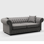 Мебельная ткань Шенилл серый цвет 142 см T4-46 варинант исполнения - 7 | Loft Concept в Нижнем Новгороде