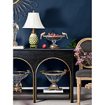 Чаша стеклянная с фигурками разноцветных попугаев на ободке 41 Eden Garden варинант исполнения - 3 | Loft Concept в Нижнем Новгороде