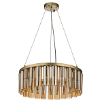 Люстра со стеклянными цилиндрическими плафонами Luminous Cylinders Amber Round варинант исполнения - 2 | Loft Concept в Нижнем Новгороде