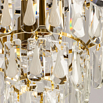 Люстра многоярусная с овальными прозрачными подвесками 36 см Harmonica варинант исполнения - 9 | Loft Concept в Нижнем Новгороде