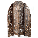 Ширма с  орнаментом ручная резьба Indian Antique Furniture варинант исполнения - 1 | Loft Concept в Нижнем Новгороде