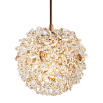 Подвесной хрустальный светильник шарообразной формы Amber Crystal Hanging Light 12 варинант исполнения - 1 | Loft Concept в Нижнем Новгороде