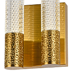 Бра с двумя плафонами латунь Dew Drops Tube Duo Brass Wall Lamp варинант исполнения - 3 | Loft Concept в Нижнем Новгороде