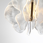 Люстра с крупными рельефным декором в виде лепестков 60 см Ethereal Bloom варинант исполнения - 5 | Loft Concept в Нижнем Новгороде
