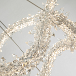Двухъярусная кольцевая люстра с хрустальным декором Gilbertine Crystal Wavy Ring Chandelier варинант исполнения - 4 | Loft Concept в Нижнем Новгороде