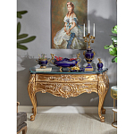 Чаша темно-синяя фарфоровая с бронзовыми ручками в виде ангелов Eden Garden варинант исполнения - 5 | Loft Concept в Нижнем Новгороде