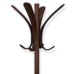 Вешалка коричневая с 4-мя крючками из пластика Curves Hangers варинант исполнения - 3 | Loft Concept в Нижнем Новгороде