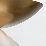 Подвесной светильник латунного цвета с конусовидным белым плафоном Quintiesse варинант исполнения - 12 | Loft Concept в Нижнем Новгороде