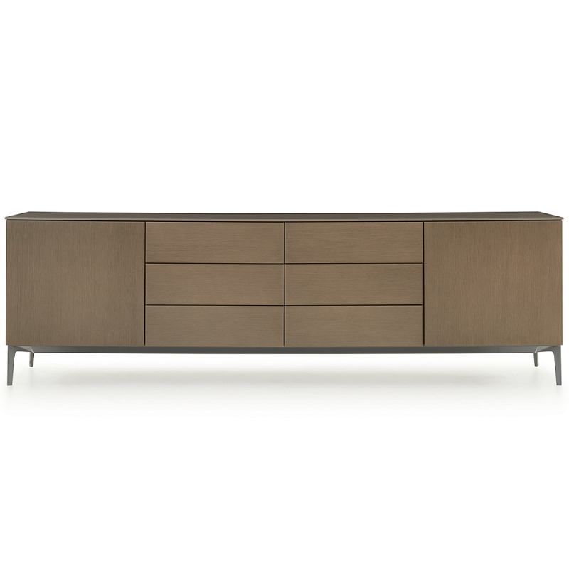 Дизайнерский длинный буфет 505 UP SIDEBOARD Серый Коричневый в Нижнем Новгороде | Loft Concept 