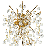 Бра с хрустальными подвесками на металлических ветках Fairytree Light Gold Wall Lamp варинант исполнения - 2 | Loft Concept в Нижнем Новгороде