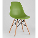 Пластиковый стул на ножках из массива бука Eames Green варинант исполнения - 1 | Loft Concept в Нижнем Новгороде