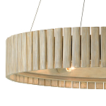 Люстра круглая из толстых деревянных реек Natural Style варинант исполнения - 1 | Loft Concept в Нижнем Новгороде