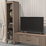 Витрина левая 1-дверная с ящиком и 5-ю полками Harper Line варинант исполнения - 2 | Loft Concept в Нижнем Новгороде