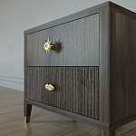 Тумба прикроватная с двумя ящиками Elsa Dreams Walnut варинант исполнения - 3 | Loft Concept в Нижнем Новгороде