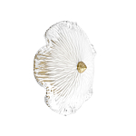 Бра в форме прозрачного стеклянного цветка с рельефной текстурой Textured Glass варинант исполнения - 1 | Loft Concept в Нижнем Новгороде