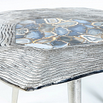 Кофейный стол со столешницей из агата Agate Design Blue  варинант исполнения - 2 | Loft Concept в Нижнем Новгороде