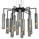 Люстра со стеклянными цилиндрическими плафонами Luminous Cylinders Smoky варинант исполнения - 1 | Loft Concept в Нижнем Новгороде