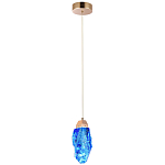 Подвесной светильник Soar Hanging Lamp Brass Blue Синий варинант исполнения - 2 | Loft Concept в Нижнем Новгороде