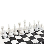 Шахматы классические с белой доской из натурального камня Мрамор Decorative Thematic Chess варинант исполнения - 2 | Loft Concept в Нижнем Новгороде