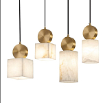 Подвесной светильник светодиодный с квадратным плафоном Stone Helios варинант исполнения - 3 | Loft Concept в Нижнем Новгороде