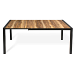 Стол обеденный раздвижной с прямоугольной столешницей на четырех черных ножках Blair варинант исполнения - 3 | Loft Concept в Нижнем Новгороде