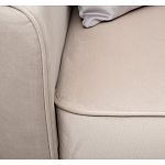 Диван двухместный раскладной светло-серый с кантом Pride варинант исполнения - 5 | Loft Concept в Нижнем Новгороде