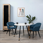 Шкаф-витрина в стиле лофт с чёрной стеклянной дверью Urban Style Space варинант исполнения - 6 | Loft Concept в Нижнем Новгороде