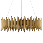 Люстра круглая с фактурным абажуром Graduated Heights варинант исполнения - 2 | Loft Concept в Нижнем Новгороде