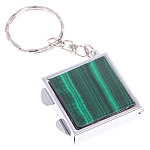 Зеркало брелок складное двухстороннее из натурального камня Малахит Stone Mirrors варинант исполнения - 4 | Loft Concept в Нижнем Новгороде