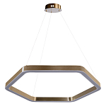 Люстра подвесная светодиодная в форме шестиугольника Диаметр 80 см Hexagon Horizontal варинант исполнения - 1 | Loft Concept в Нижнем Новгороде