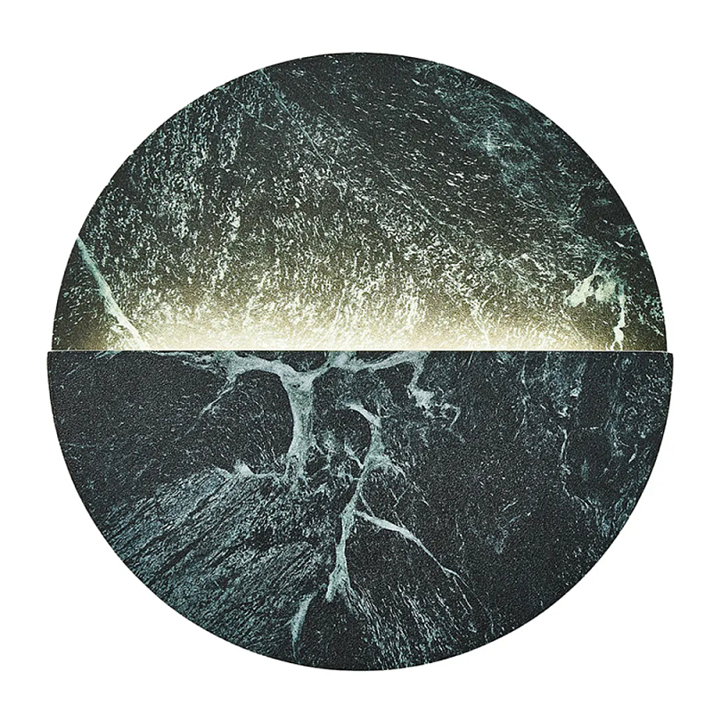 Бра в форме диска из керамогранита Eclipse of Celestial Bodies Зеленый в Нижнем Новгороде | Loft Concept 