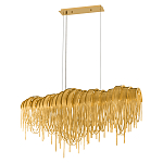 Люстра подвесная с металлическими дугами и длинными цепочками 115 см Atlantis Chain варинант исполнения - 2 | Loft Concept в Нижнем Новгороде