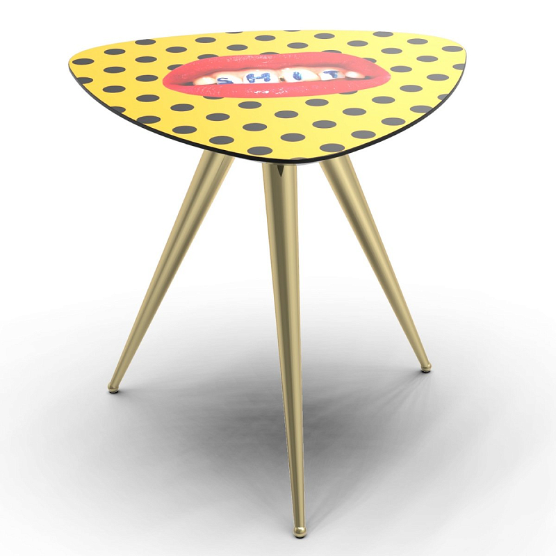 Журнальный стол Seletti Side Table Shit Желтый Латунь в Нижнем Новгороде | Loft Concept 