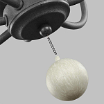 Люстра с 6-ю лампами и кремовыми деревянными бусинами Feiss варинант исполнения - 7 | Loft Concept в Нижнем Новгороде