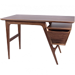 Письменный стол прямоугольный с 2-мя ящиками и полкой Idenontal варинант исполнения - 5 | Loft Concept в Нижнем Новгороде