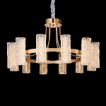 Люстра круглая с текстурными цилиндрическими плафонами Glimpse варинант исполнения - 5 | Loft Concept в Нижнем Новгороде