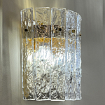 Бра с вертикальными рельефными стеклянными вставками Textured Glass варинант исполнения - 2 | Loft Concept в Нижнем Новгороде