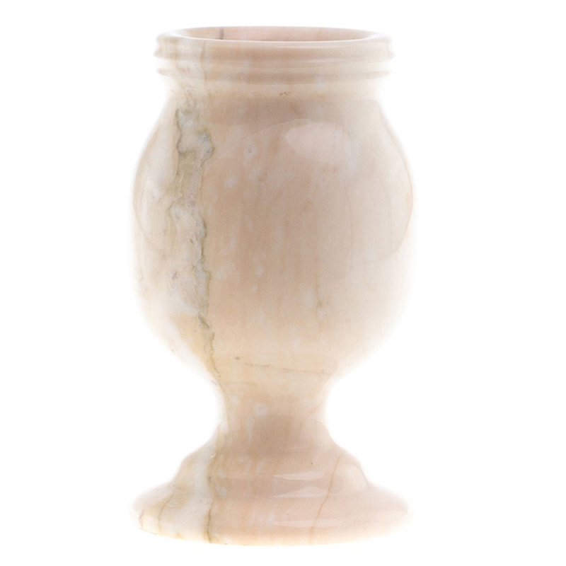 Ваза для цветов из натурального мрамора  Marble Vase 2 Бежевый в Нижнем Новгороде | Loft Concept 