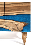 Стильный Буфет лофт 4 двери Cabinet Crimson River фасад эпоксидная смола  варинант исполнения - 4 | Loft Concept в Нижнем Новгороде