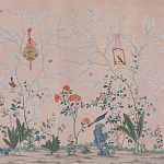 Обои ручная роспись Cecily pink варинант исполнения - 2 | Loft Concept в Нижнем Новгороде