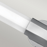 Бра для ванных комнат горизонтальное с длинным белым матовым плафоном в форме шестиугольника на круглом основании Hinkley варинант исполнения - 14 | Loft Concept в Нижнем Новгороде